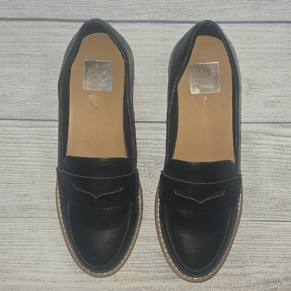 DV by Dolce Vita Women's Catalina Loafers Black Size 8